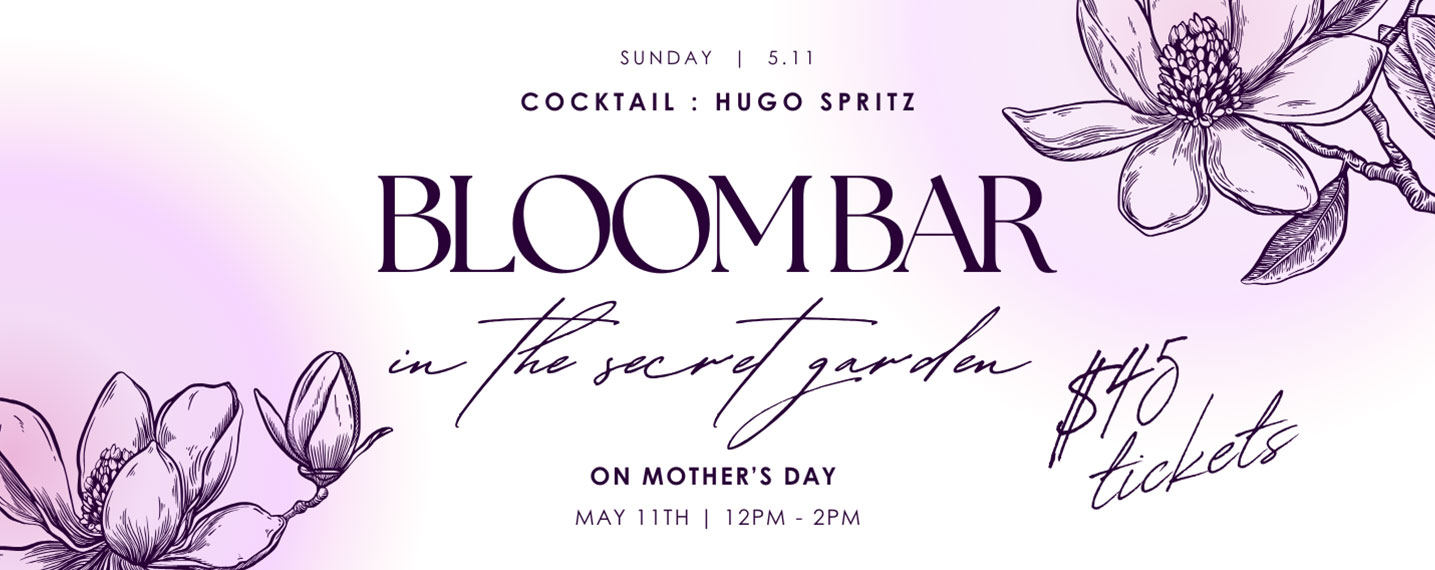 Bloombar in the secret garden