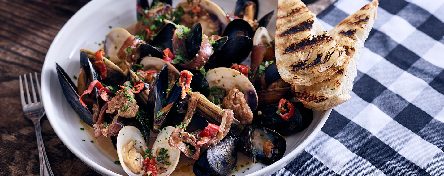 Clams and Mussels