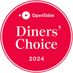 OpenTable Diners Choice 2025 badge